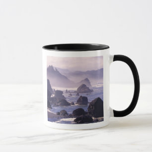 Mug Brouillard matinal le long de la côte de l'Oregon 