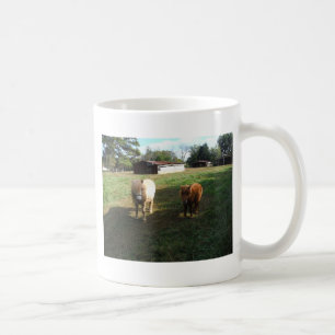 Mug Brown Blond, Deux Chevaux Miniatures, "Little Pony