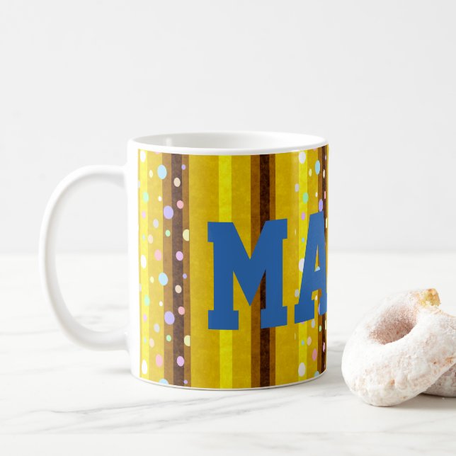 Mug Brown jaune (Avec donut)