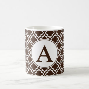 Mug Brown monogramme