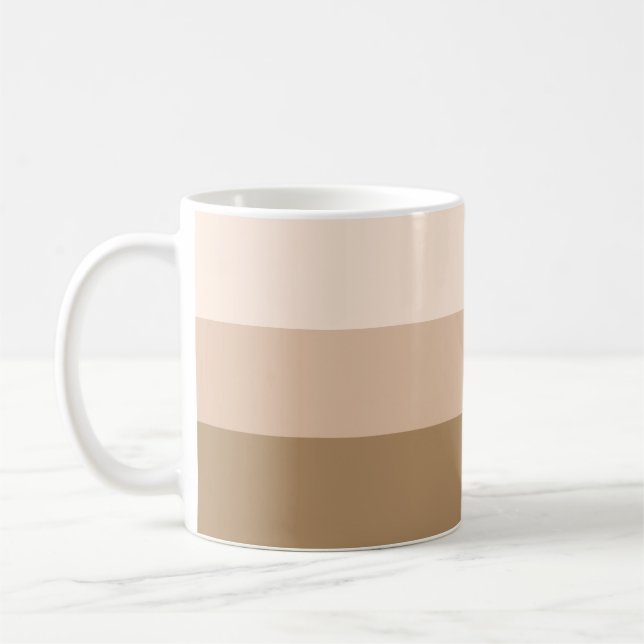 Mug Brown Ombre strié (Gauche)