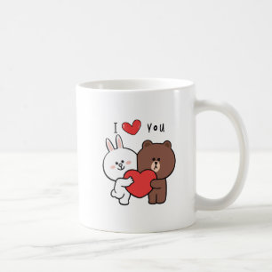 Mug Brown ours cony lapin amour