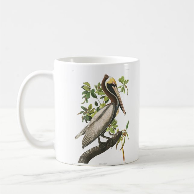 Mug Brown pélican John Audubon Birds of America (Gauche)
