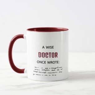 Mug Brown Un Médecin Sage Écrit Une Fantastique Nouvea