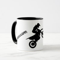 "BRRRAAAPP ! "tasse de Dirtbike des textes