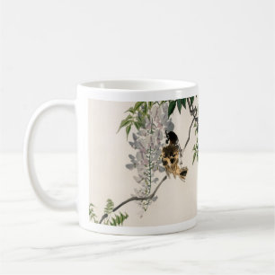 Mug Bruant sur une branche par Kōno Bairei