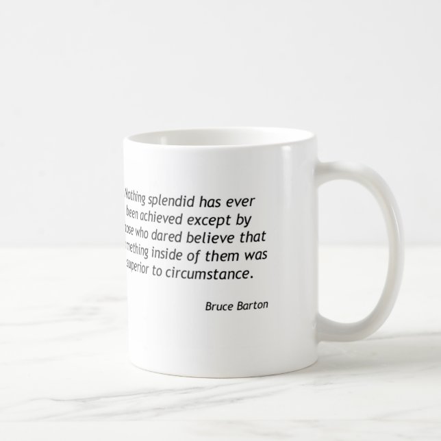 Mug Bruce Barton - quelque chose à l'intérieur (Droite)