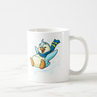 Mug Bruce bleu glissant à travers la glace