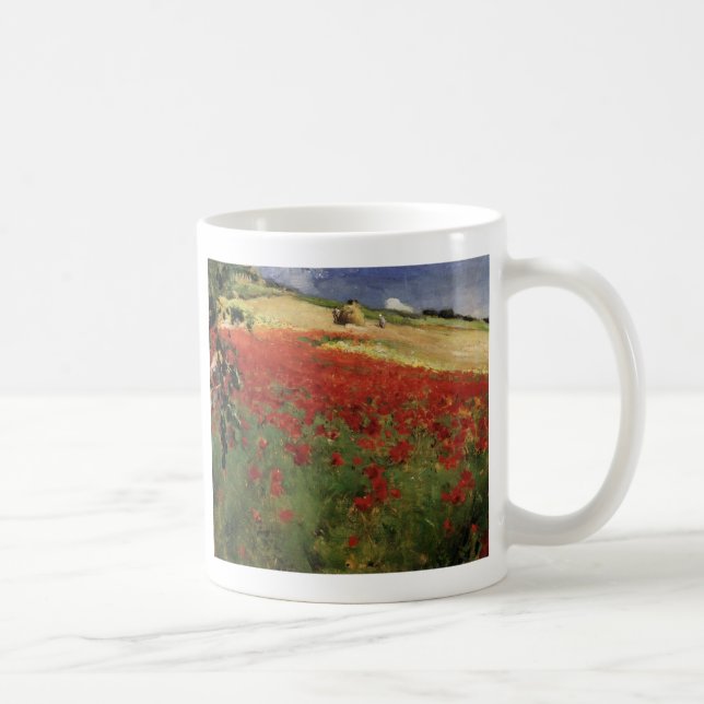 Mug BRUCE, rouge de pavot de pavots de William Blair (Droite)