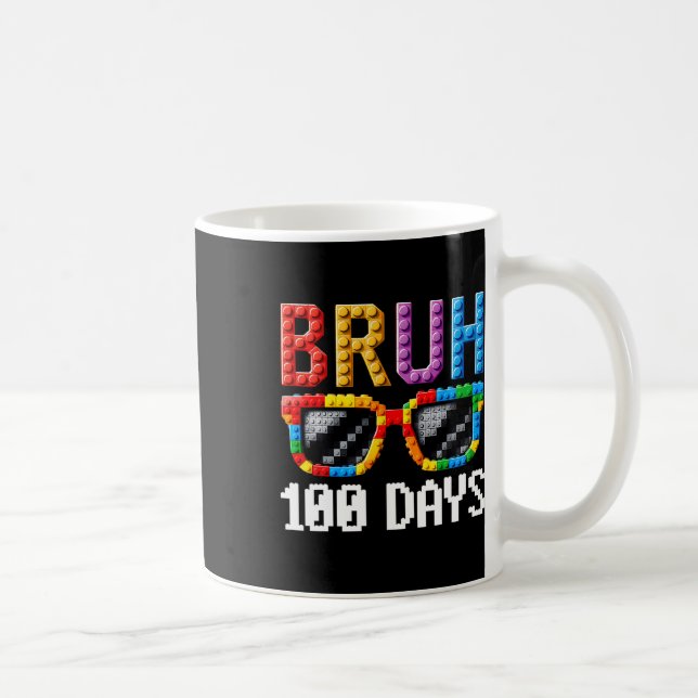 Mug Bruh 100 Jours De Sungles De L'École Bâtiment Bâti (Droite)