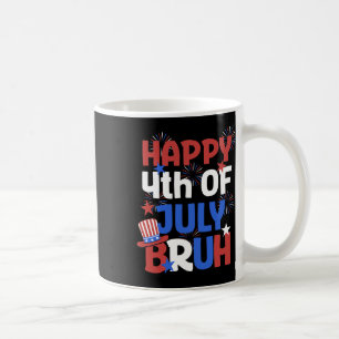 Mug Bruh 4 juillet Ados garçons Enfants Usa Drapeau 4e