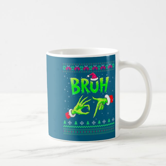 Mug Bruh 67 Christmas Ugly Sweater Six Seven Meme 6 7  (Droite)