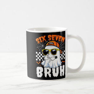 Mug Bruh 67 Halloween Drôle Six Sept Mème Brainrot Fan