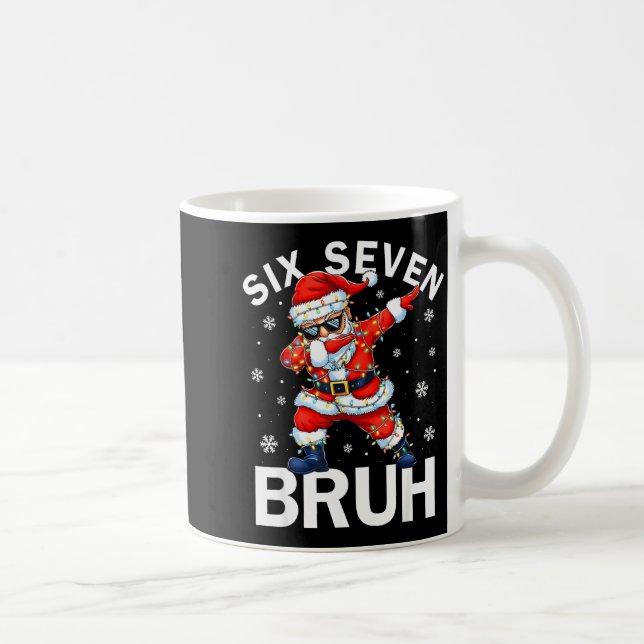 Mug Bruh 67 Six Seven Santa Dabbing Christmas Meme Boy (Droite)