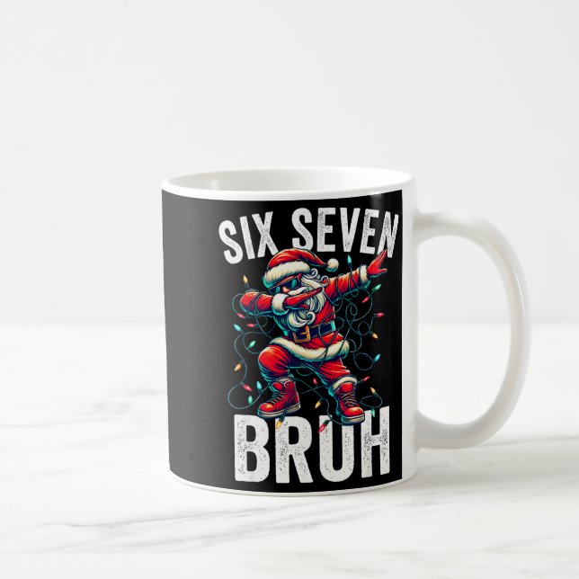 Mug Bruh 67 Six Seven Santa Dabbing Christmas Meme Boy (Droite)