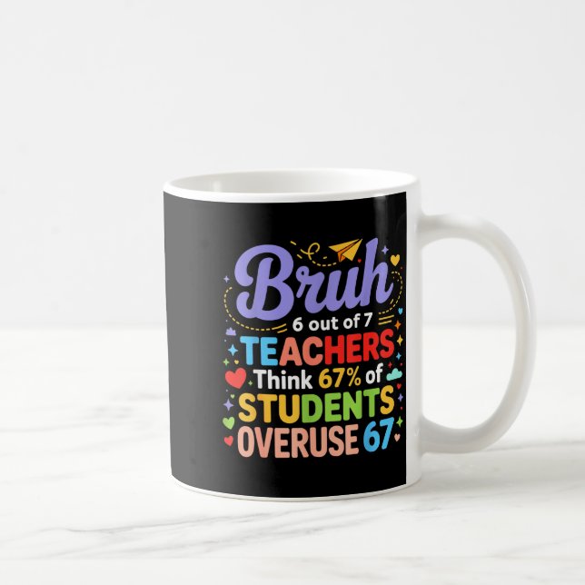 Mug Bruh 6 sur 7 enseignants pensent que 67% des élève (Droite)