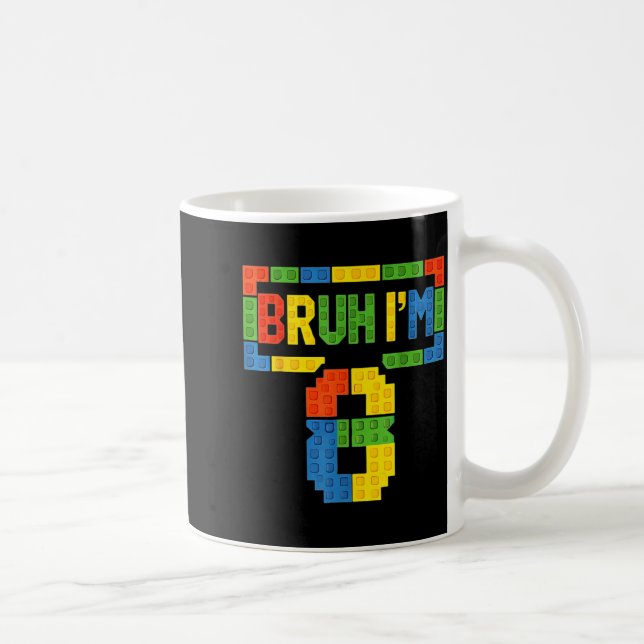 Mug Bruh Blocs de construction pour enfants de 8 ans p (Droite)