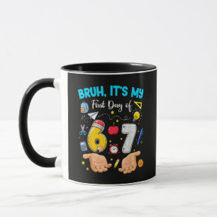 Mug Bruh c'est ma première journée de rentrée