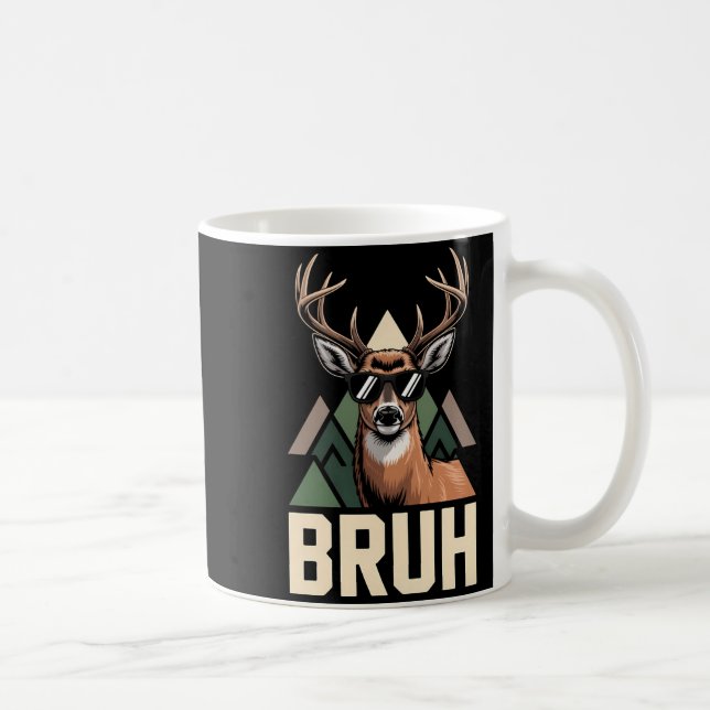Mug Bruh Deer Funny Deer Hunting Camo Hat Youth Kids S (Droite)