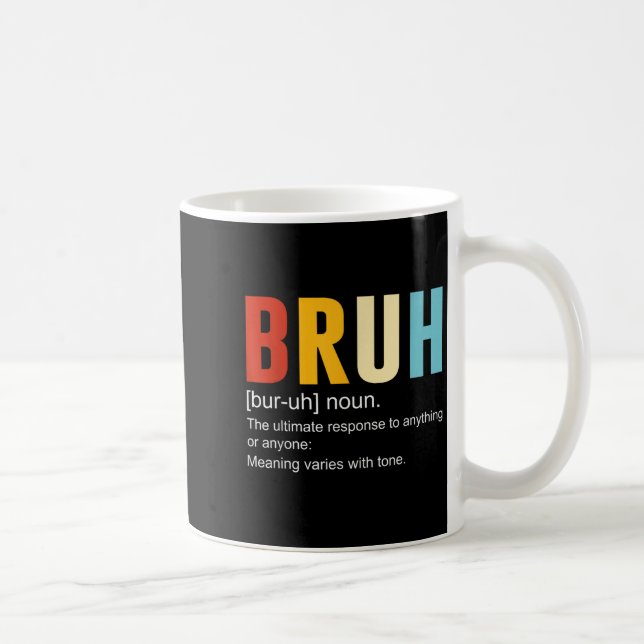 Mug Bruh Definition Bruh Noun, Citations sarcastiques  (Droite)