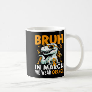 Mug Bruh En Mars Nous Portons Orange Ms Sclérose En Pl