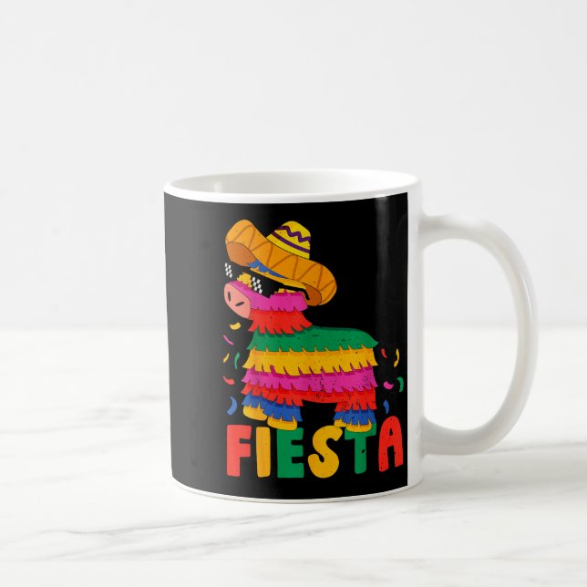 Mug Bruh Faisons la Fête Cinco Mayo Pinata Drôle Mexic (Droite)