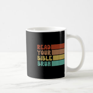Mug Bruh Lisez votre Bible Retro Christian Church Camp