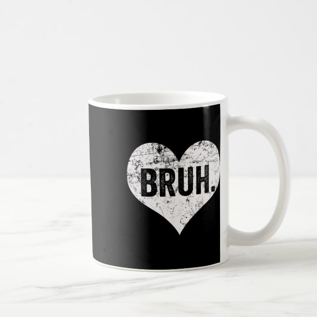 Mug Bruh Mème Drôle Dire Bro Salutation Ados Boys Val (Droite)