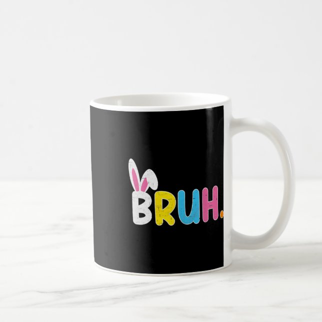 Mug Bruh Mème Drôle Dire Bro Salutation Ados garçons E (Droite)
