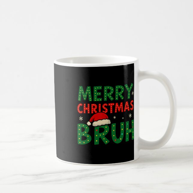 Mug Bruh Mème Drôle Dire Bro Salutation Ados garçons H (Droite)