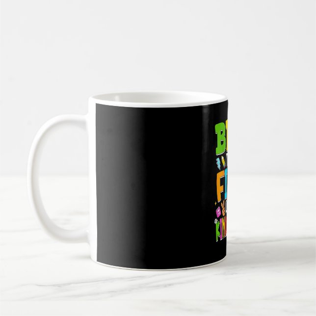 Mug Bruh premier jour de maternelle enseignants rétro  (Gauche)