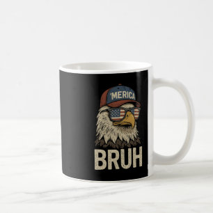 Mug Bruh Quatrième 4ème Juillet Aigle Américain Patrio