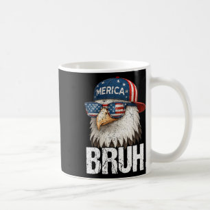Mug Bruh Quatrième 4ème Juillet Aigle Américain Patrio