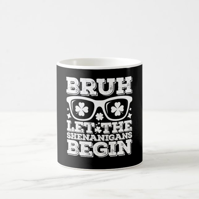 Mug Bruh Que les bêtises commencent St Patrick's Day (Centre)
