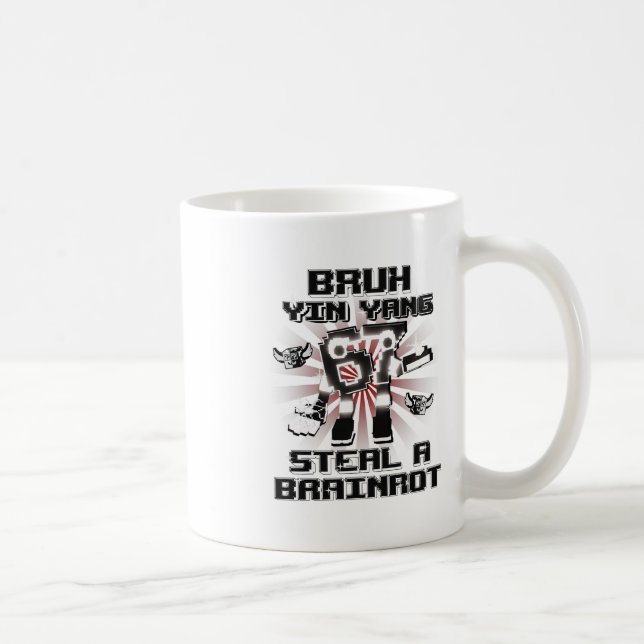 Mug Bruh Yin Yang 67 Six Seven 6-7 Drôle Brainrot Pour (Droite)