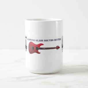Mug Bruits en verre rougeoyants mieux
