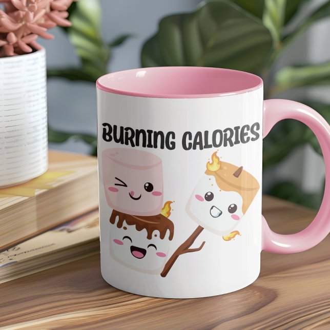 Mug Brûler des calories Marshmallow mème ( No need to be “mallow-dramatic”. This fantastic mug features some serious eye candy.)