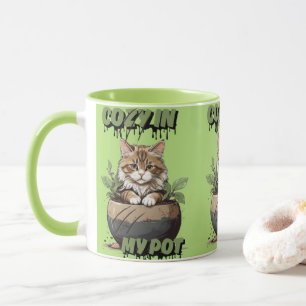 Mug Brûlons doux Cartoon kitty cosy