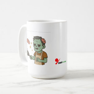Mug Brunch de zombie – Flip de pancake de cerveau