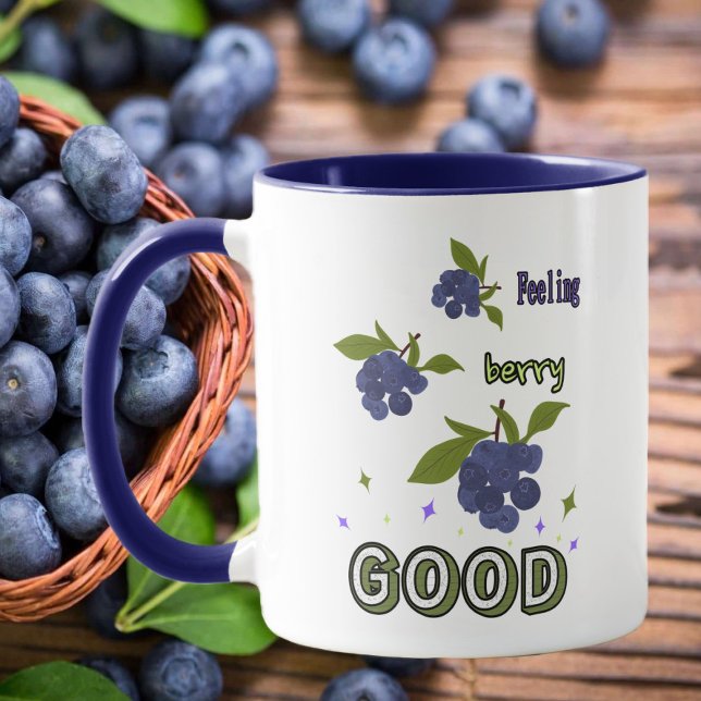 Mug Brunches de bleuets (Créateur téléchargé)