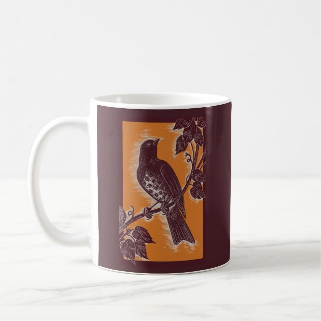 Mug brune avec orangé (Gauche)