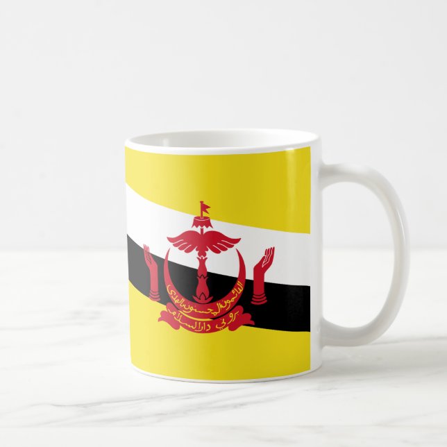 Mug Brunéi Darussalam Drapeau en céramique Musique (Droite)