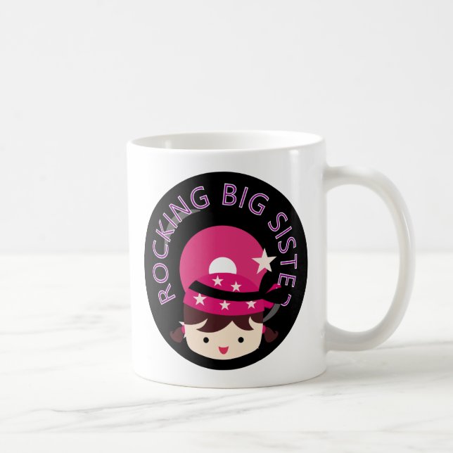 Mug Brunette Rocking Big Sister (Droite)
