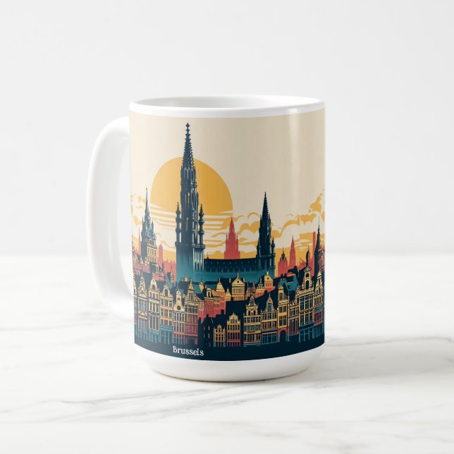 Mug Bruxelles, Belgique (Devant gauche)