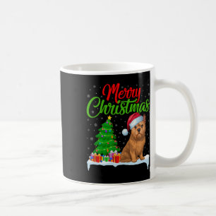 Mug Bruxelles Griffon Chien Feux de Noël Joyeux Noël