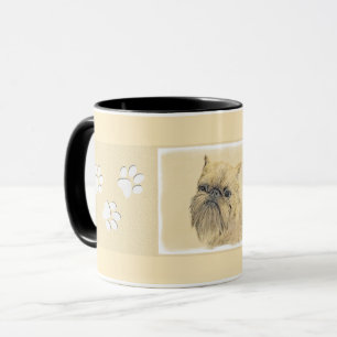 Mug Bruxelles Griffon Peinture - Cute Original Chien A