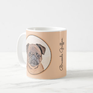 Mug Bruxelles Griffon Smooth Painting Original Chien A