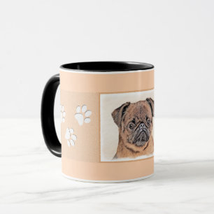 Mug Bruxelles Griffon Smooth Painting Original Chien A