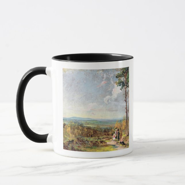 Mug Bruyère de Hampstead regardant vers la herse, 1821 (Gauche)