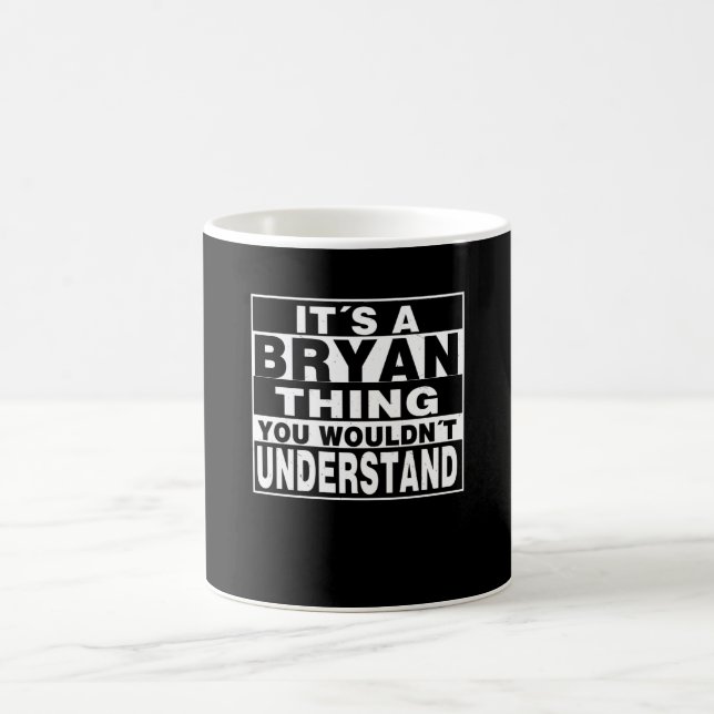Mug BRYAN Surname Personalized Giant (Centre)